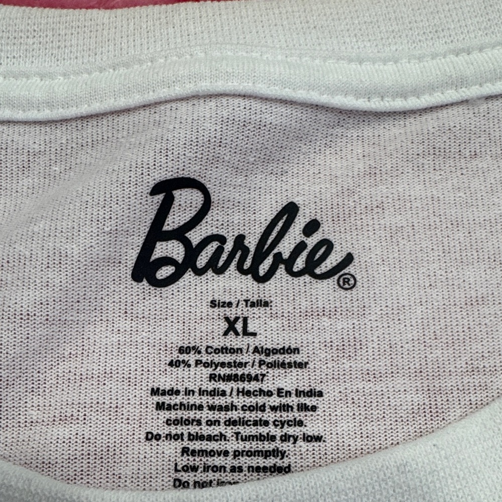 Barbie Women's White and Pink Dreamhouse Tee - Picture 2 of 6